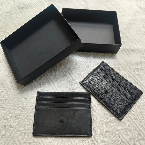 Top Brands -Kartenhalter Designer Brieftaschen Luxus Männer Münze Geldbörse Original Box Echt Leder Brieftaschen Taschenkartenkartenhalter