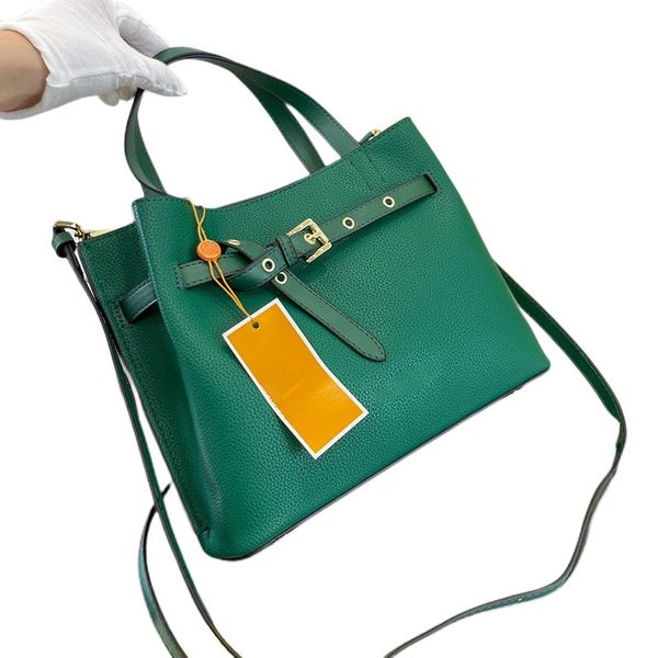 Designer-Taschen, klassische Chantal-Tasche, Lederhandtaschen, Designer-Cross-Body-Schultertaschen, Vintage-Damen-Lock-Me-Geldbörse, großes Fassungsvermögen, Größe 28–21 cm