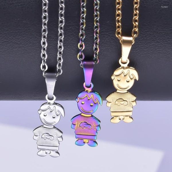 Anhänger Halsketten 1/3 stücke Edelstahl Personalisiert Für Kind Kinder Mutter Mutter Benutzerdefinierte Kette Collares Familie Liebe Geschenk schmuck