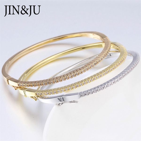 Bangle JIN JU Luxury Fine Jewelry Bangles Bracciale per donna Bijoux Femme Luxe Armbanden Voor Vrouwen Regali Pulseras 230511