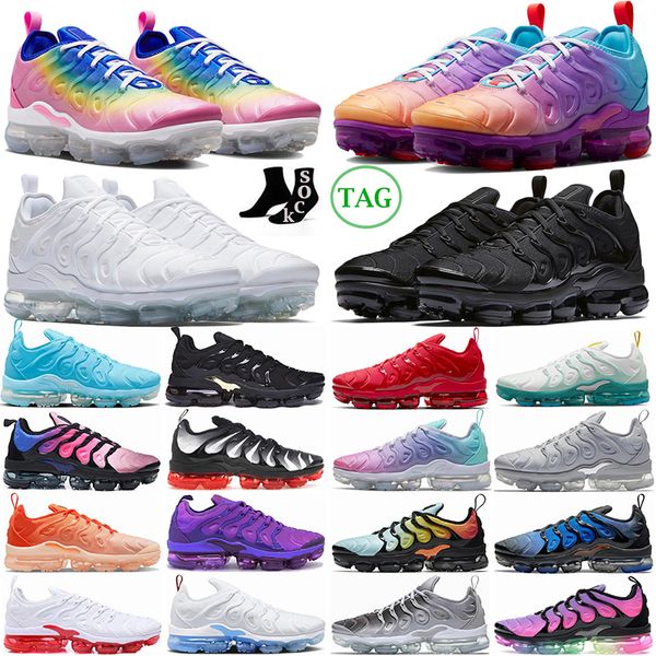 TN PLUS SLAPOS DE RUND RUND Menino Mulheres Fuchsia Dream Pink Spell University Universidade azul triplo preto Branco Tubarão Coquetista Coquetista Purple Cherry TNS Mens treinadores ao ar livre tênis