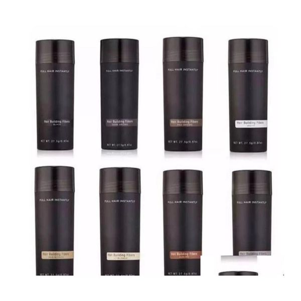 Produkte gegen Haarausfall, Gebäudefasern, Pik 27,5 g, dünner werdender Concealer, sofortiges Keratin-Haarpulver, schwarzer Spray-Applikator, Drop-Lieferung, ca. Dhotw