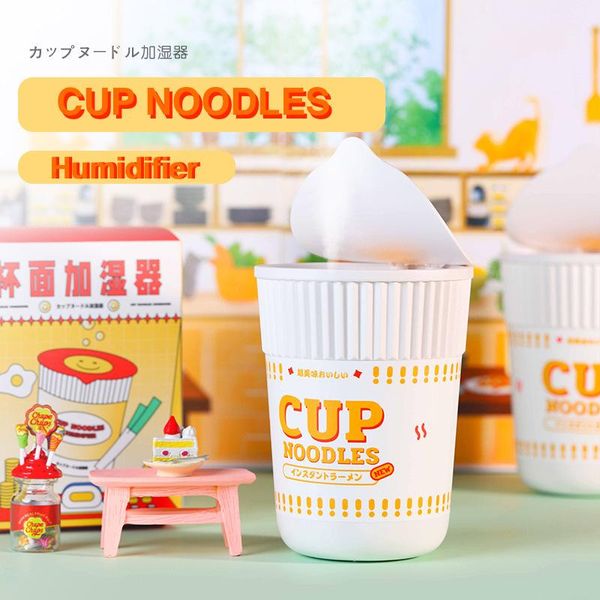 Elettrodomestici Nuovo Umidificatore Cup Noodle Design Diffusore di aromi 2000mAH Batteria DC5V Carica rapida Cup Noodle Umidificatore Umidificatore d'aria