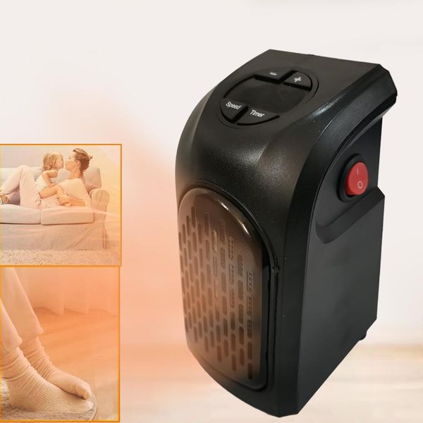 Fãs de 400w aquecedor de parede de parede soprador de termostato ajustável portátil ventilador doméstico mais quente aquecimento fogão mais quente para inverno