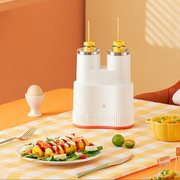 Устройства 220V DoubleTube Egg Roll Maker Многофункциональная омлета Автоматический яичный котел -колбасная машина для яичной плита.