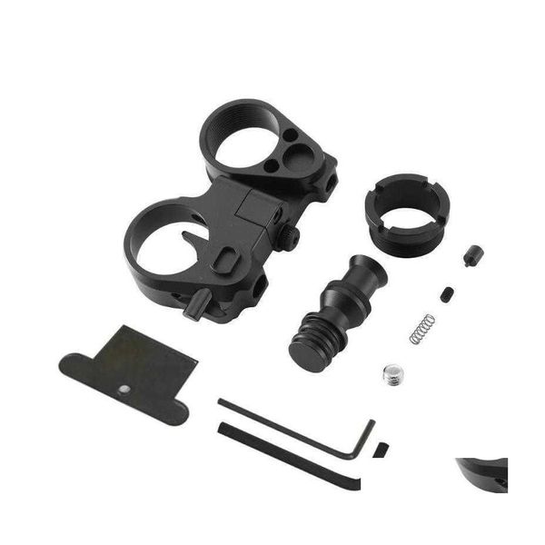 Treppiedi Tactical Ar Stock adattatore pieghevole Ar15 / M16 Gen Accessori per la caccia Black Drop Delivery Telecamere P O Monopiedi Dhxil