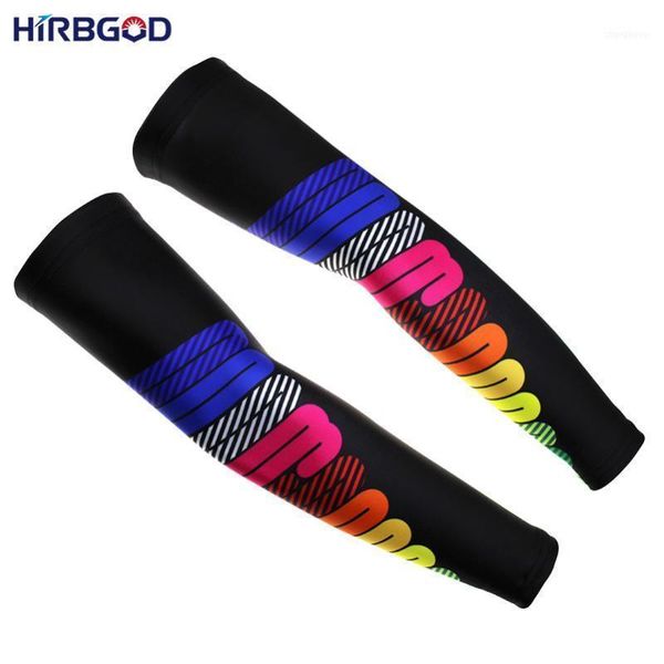 Ginocchiere Gomito HIRBGOD Protezione per la guida Manicotti del braccio Scaldacollo colorato Estate MTB Bici Accessori per biciclette XT121