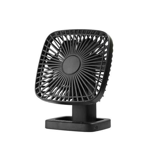 Ventilatoren Neues Design USB-Schreibtisch-Tisch-Miniventilator A10 mit Timer Starker Wind Leiser Betrieb Tragbarer Ventilator für Büroschlafzimmer 90-Grad-Drehung