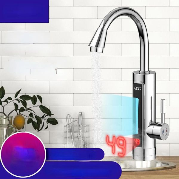 Riscaldatori da 3300 W Faucet di acqua calda elettrica Ravvertente Instantheating Treasure da cucina Schermo rapido Acqua Water Water Water Water