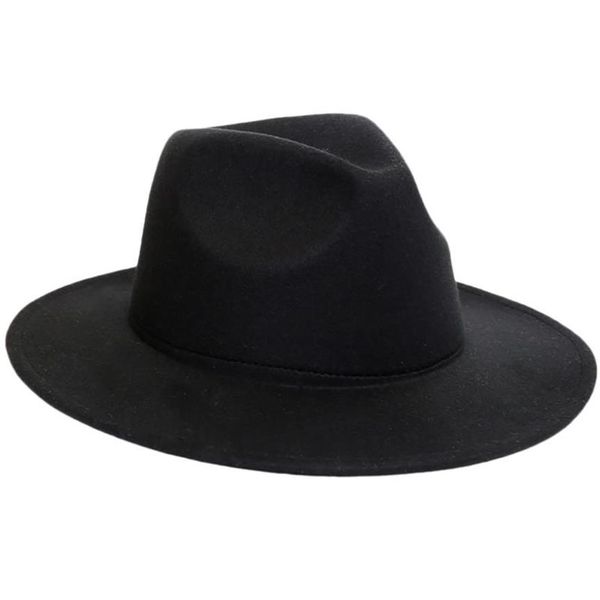 Chapéu de chapéu feminino Chapéu de balde mulheres trituráveis ​​lã Feel Outback Brim Brim estilo francês Balde de luxo Mulheres 2020298Q