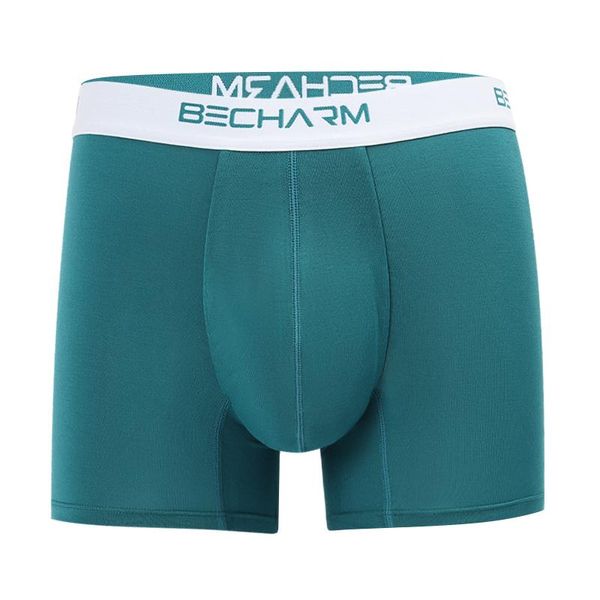 Cuecas cair calcinha masculina boxers shorts de fibra de bambu cuecas conjunto grande verde sexy roupas suporte atacado/personalizado