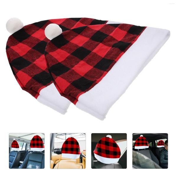 Coprisedili per auto 2 pezzi Poggiatesta anteriore auto Decor Cap Accessori Interior Yule