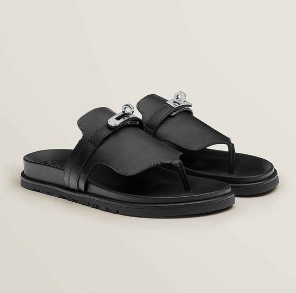 Neues Sommerdesigner Empire Sandals Schuhe Modemarke Lederpalladium geplattet Buckle Beach Rabatt Slippe