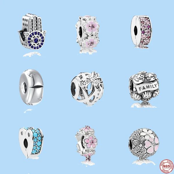 Ciondoli in argento sterling 925 per perline di gioielli Pandora Dangle Durian Ciondolo Asciugamano Ice Cream Cactus Love Sister Bead