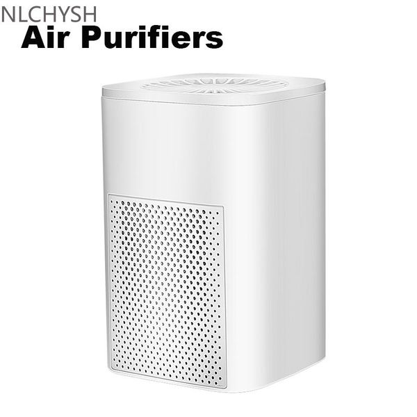 Purificatori Purificatore D'aria Per La Casa Mini Protable Ioni Negativi Rimuovere La Formaldeide Filtro Aria Per Uso Domestico Filtro HEPA Diffusore di Aroma