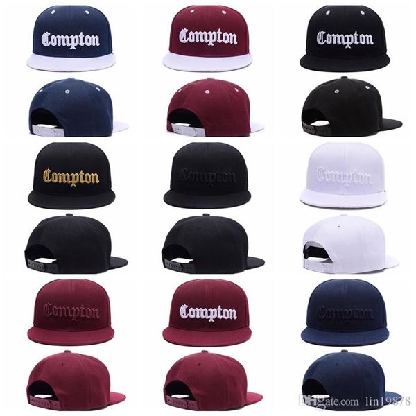 2019 tüm Compton Kadın Erkek hip hop snapback şapkalar Gorras spor ayarlanabilir beyzbol şapkaları Casquette243S