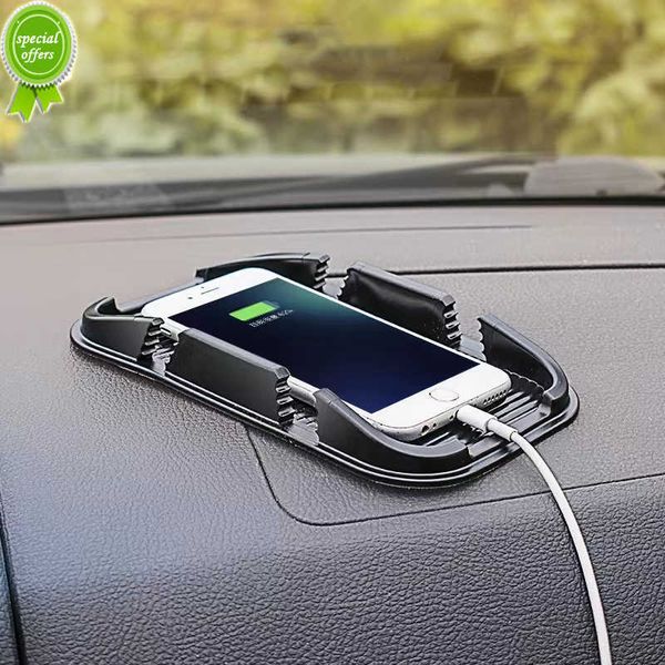 New Car Dashboard Anti-Slip Mat Phone Holder Support Frame Multi-funzione Anti Slip Pad Telefono Numero di targa Porta occhiali Accessori