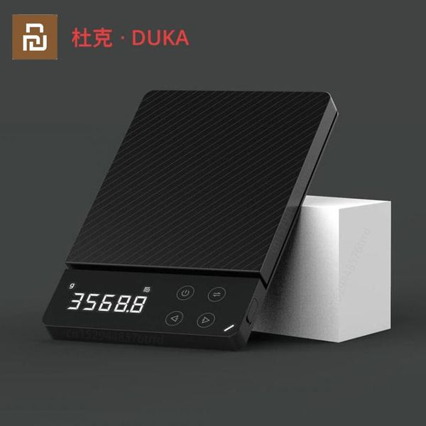 Аксессуары Youpin Duka Es1 Kitchen Electronic Scale Высокая точность ЖК -дисцидинговая электронная кнопка шкалы 2,5 дюйма бытовой шкалы