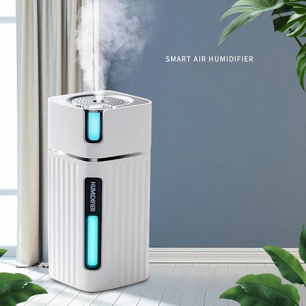 Umidificadores Smart Air Humidifier Ultrasonic Cool Mist Aroma Difusor com cor LED Light para Office Car Umidificador Mist Maker Fogger