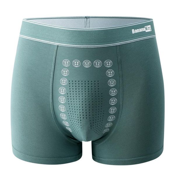 Mutande Uomo Boxer Shorts Intimo uomo Boxer antibatterici traspiranti Homme Uomo Cotone U Bulge Pouch Mutandine Cuecas