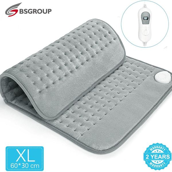 Isıtıcılar XL Kral Boyut 30*60cm 220v240v Dönem Krampları İçin Ekstra Büyük Elektrikli Isıtma Pedi Bel Sırt Ağrısı Rahatlama Isı Tedavisi AB Fiş