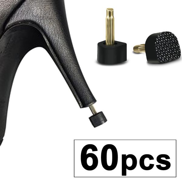 Ayakkabı Parçaları Aksesuarları 60pcs Lady Topuk Onarım İpuçları Sin Pins Dubel Asansörler Düğün Topuklu Bakım Kiti Koruyucular Cap Heeltaps 230512