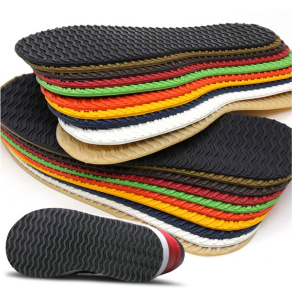 Acessórios de peças de sapatos solas de borracha para solas de reparo de sapatos substituto anti -deslizamento desgaste resistente ao protetor tênis DIY