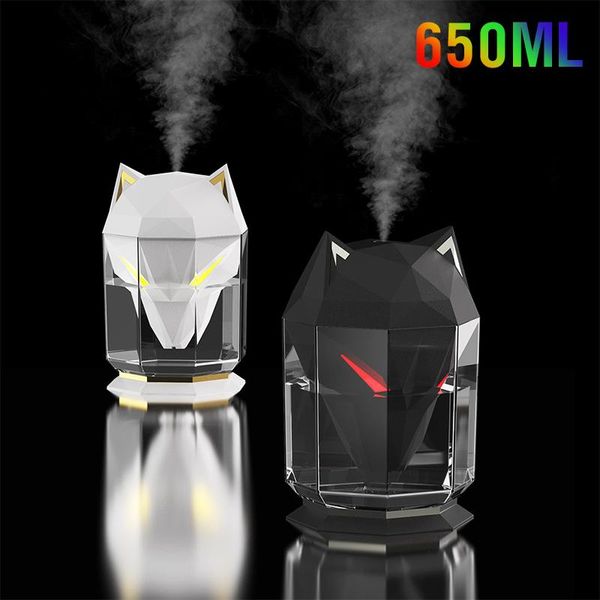 Ventole BST Guardian Umidificatore d'aria 650ML Umidificatori stile Esports Diffusore d'aria ad ultrasuoni Umidificatore elettrico Air Nano Spray