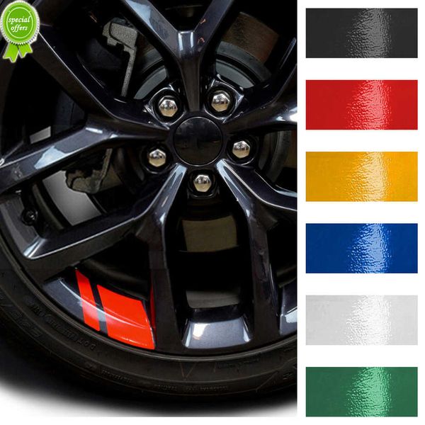 Nuovo 2023 Nuovo 6Pcs Riflettente Car Wheel Rim Sticker Mozzo Ruota Decalcomanie per CHERY TIGGO 3 4 5 7 PRO 8 Adesivi In Vinile Hash Mark Stripe