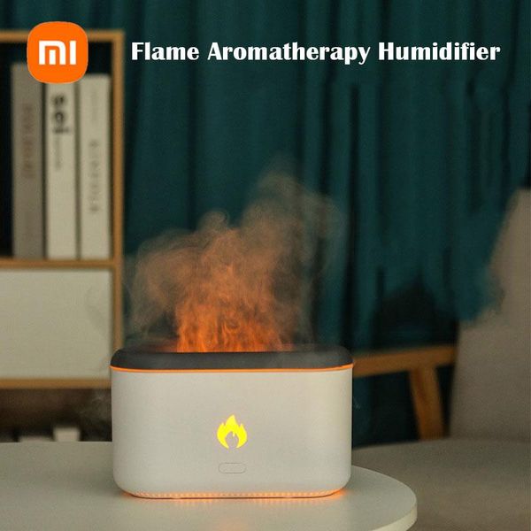 Бытовая техника Xiaomi Flame Увлажнитель воздуха Диффузор эфирного масла Ультразвуковой ароматизатор для создания тумана Увлажнители для ароматерапии Диффузоры Ароматизаторы для дома