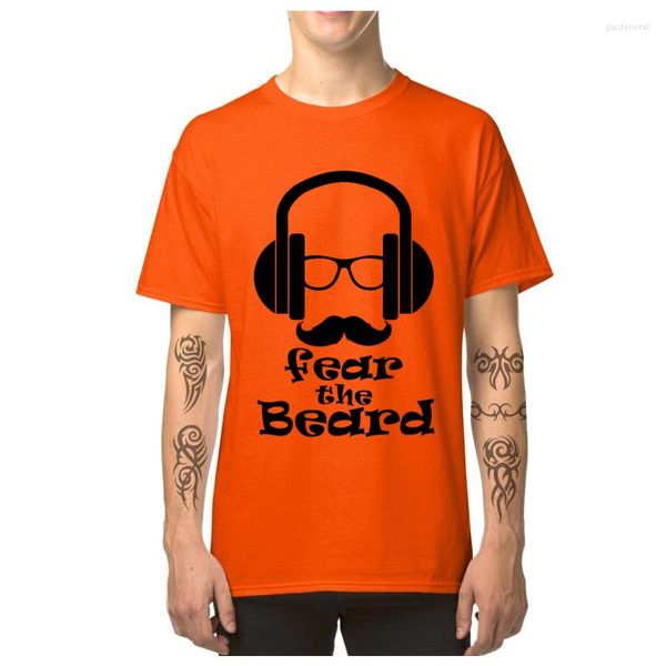 Camas de camisetas engraçadas masculinas Camiseta engraçada Os homens temem a camiseta da barba, música 2023 Música de verão Tops Hip Hop Guys Tshirts piada Caminhada de rua de rua
