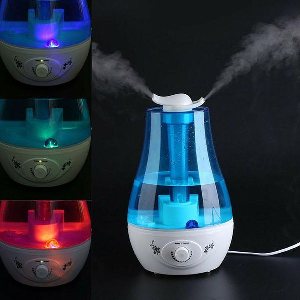 Elettrodomestici 3000ML Umidificatore ad ultrasuoni Doppi spruzzatori Grande volume di nebbia Nebbia Mist Maker Diffusore di olio essenziale per Home Office Baby Room