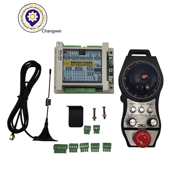 Handwiel STWGP Generale 6 assi Wireless elettronico MPG Generatore di impulsi manuale Supporto MITSUBISHI SIEMENS FANUC FAGOR NUM LNC FUTURO