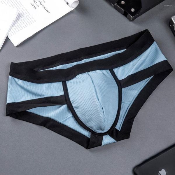 Unterhosen U Convex Pouch Briefs Männer Sexy Atmungsaktive Unterwäsche Niedrige Taille Schlüpfer Hodensack Ausbuchtung Verbessern Penis Höschen