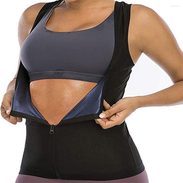 Damen-Shaper, Damen-Taillentrainer, Sauna-Weste, schlankmachende Unterwäsche, Gewichtsverlust-Shirt, Thermo-Schweiß-Shapewear, Tank-Top, Korsett, Fitnessstudio, Fitness