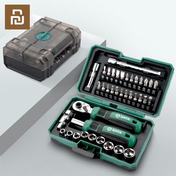 Accessori 2022 Nuovo set di maniche sata youpin da 6,3 mm set completi kit chiave per la riparazione della casa strumenti per la casa elettrodomestici