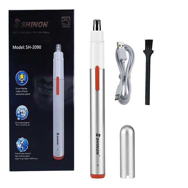 Trimmer professionell schmerzloser Nasenohr Haarschneider für Männer mit USB schneller Ladung Mini Stift Friseur männlicher Nasenschneider wiederaufladbarer Clipper