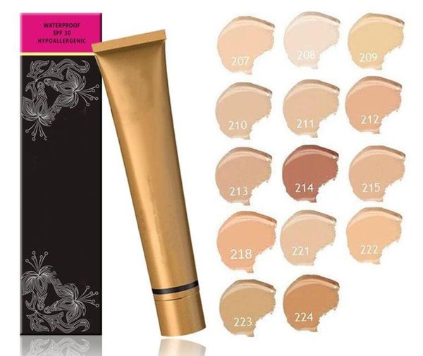 Concealer D OL Foundation Make Up Er 14 Farben Primer mit Box Base Professionelle Gesichts-Make-up-Konturpalette DHS-Schiff