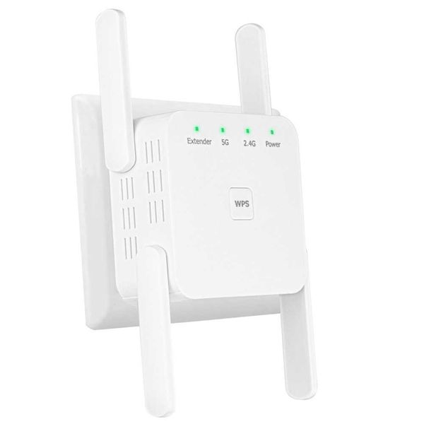 Ripetitore WiFi Router Wireless Amplificatore di Segnale AC1200M Gigabit 2.4G/5G WiFi Extender