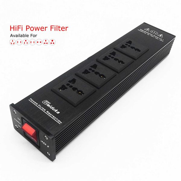 Adapter Universal Socket Audio Power Filter Socket HiFi -Leistungsfilter 1500W 100V240V AC2.2 für DIY -Home -Audio -System