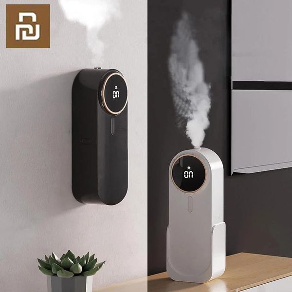 Purificadores Xiaomi portátil purificadores de ar perfume difusor tela display montado na parede sala fragrância máquina difusor de óleo essencial