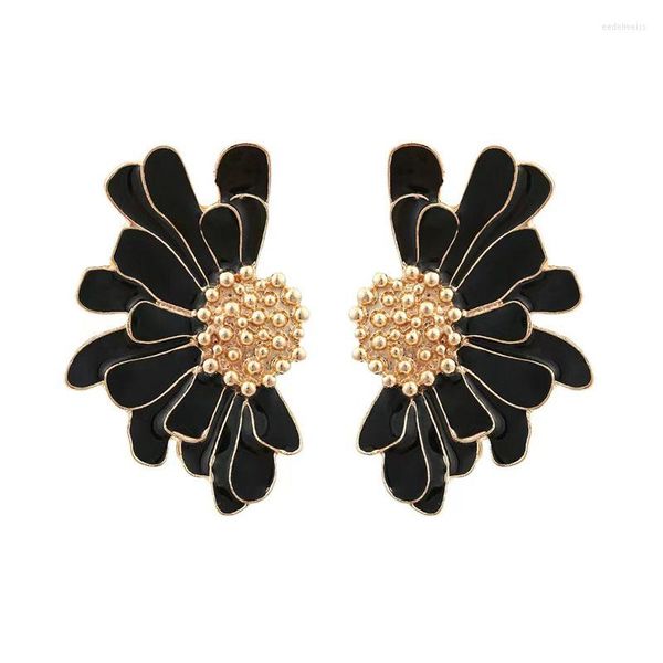 Orecchini a bottone Multi Color Post Daisy Flower Orecchino Donna Ragazze Placcatura in oro argento Gioielli di moda Regalo per feste 2023 Stile HE23272