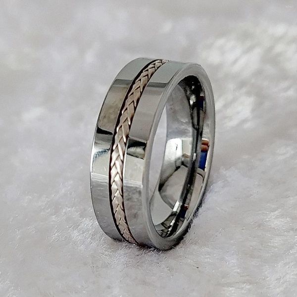 Cluster-Ringe, hochwertiger wasserdichter Herrenschmuck, modische Hochzeit, Wolframkarbid für Männer, Jungen, Herren, Schmuck, anlaufgeschützt