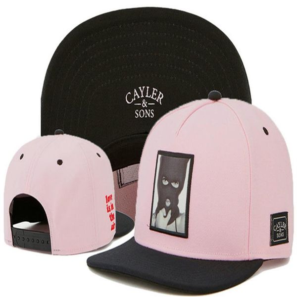 Новые прибытия Pink Cayler Sons Caps Hats Snapbacks Kush Snapback Cheap Discount Caps Online Hip Hop Fitted Cap Fa270c