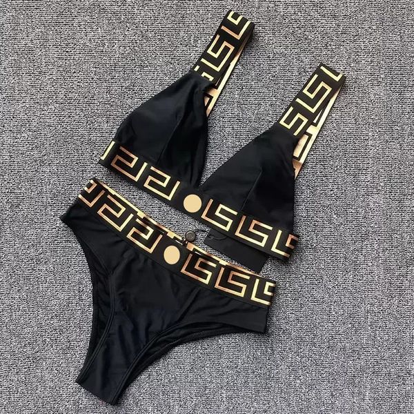 Kadın Bikini Set Mayo Mektup Desinger Mayo Bikini Set Moda Yaz Mayo Takım Tatil Plajı 16 Renk