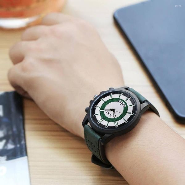 Нарученные часы роскошные модные силикагель кожаный мужский мужская стеклянная Quartz Analogate Watches Классические автоматические часы для мужчин Montre Homme