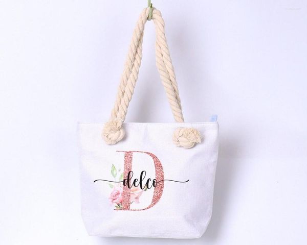 Bolsas de armazenamento Presente de lona personalizada para presentes da mamã