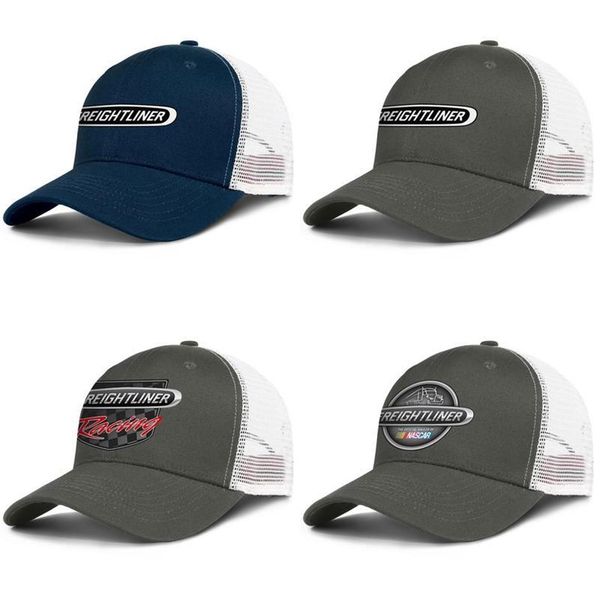 Freightliner Trucks mens and womens trucker meshcap regolabile montato in bianco cappelli da baseball alla moda personalizzati Skull FREIGHTLINER Ru268c