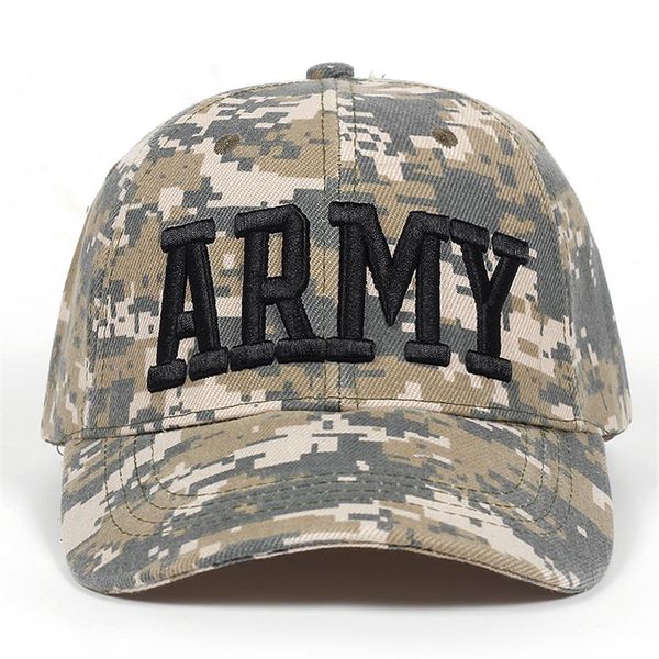 2018 Tactical Cap Mens Camouflage Berretto da baseball Army Snapback Caps Casquette ARMY Pattern Trucker Bone Garros264L