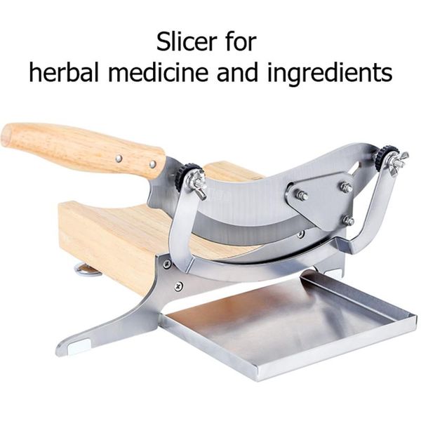 Prozessoren Slicer für Kräutermedizin und Zutaten / Strohschneider Chinesische Medizin Obst Gemüse Fleischrippen Rückgrat Huhn getrocknet